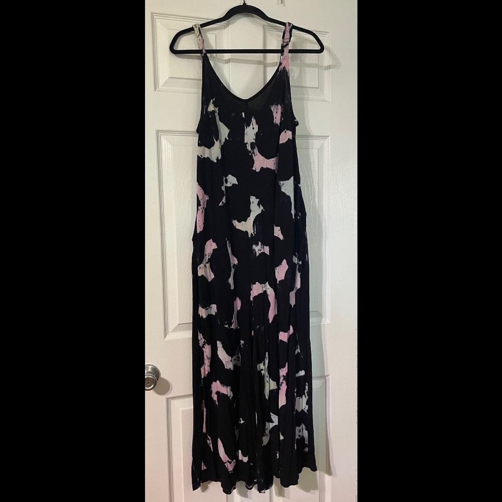 Tie dye culotte jumpsuit